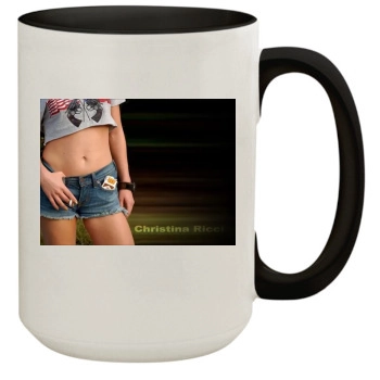 Christina Ricci 15oz Colored Inner & Handle Mug