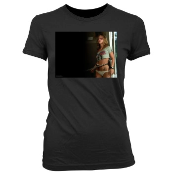 Christina Ricci Women's Junior Cut Crewneck T-Shirt