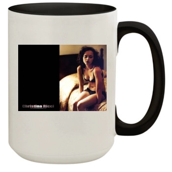 Christina Ricci 15oz Colored Inner & Handle Mug