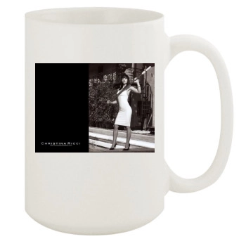 Christina Ricci 15oz White Mug