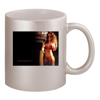 Christina Ricci 11oz Metallic Silver Mug