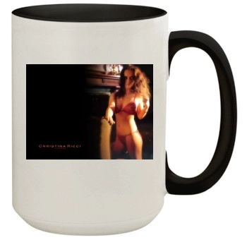 Christina Ricci 15oz Colored Inner & Handle Mug