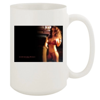 Christina Ricci 15oz White Mug