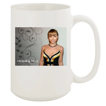 Christina Ricci 15oz White Mug