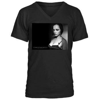 Christina Ricci Men's V-Neck T-Shirt