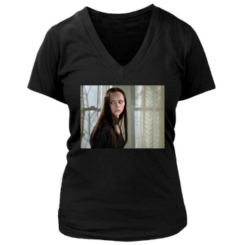 Christina Ricci Women's Deep V-Neck TShirt