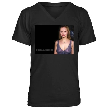 Christina Ricci Men's V-Neck T-Shirt