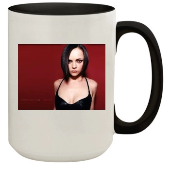 Christina Ricci 15oz Colored Inner & Handle Mug