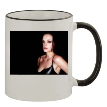 Christina Ricci 11oz Colored Rim & Handle Mug