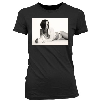 Christina Ricci Women's Junior Cut Crewneck T-Shirt