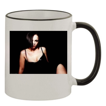 Christina Ricci 11oz Colored Rim & Handle Mug