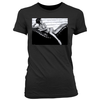 Christina Ricci Women's Junior Cut Crewneck T-Shirt