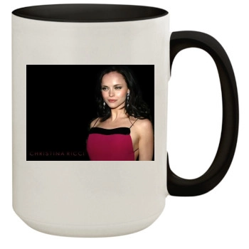 Christina Ricci 15oz Colored Inner & Handle Mug