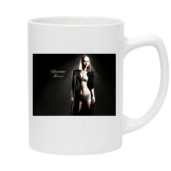 Christina Ricci 14oz White Statesman Mug