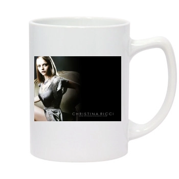 Christina Ricci 14oz White Statesman Mug