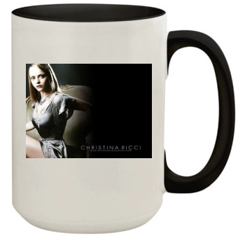 Christina Ricci 15oz Colored Inner & Handle Mug