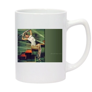 Christina Ricci 14oz White Statesman Mug