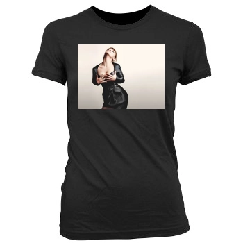 Christina Ricci Women's Junior Cut Crewneck T-Shirt