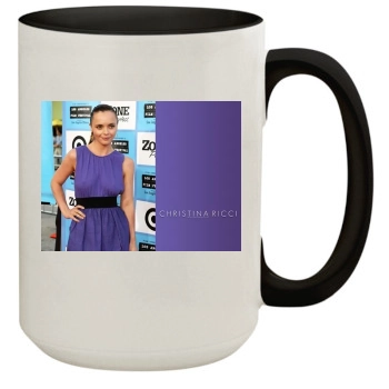 Christina Ricci 15oz Colored Inner & Handle Mug