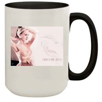 Christina Ricci 15oz Colored Inner & Handle Mug