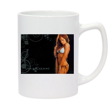 Christy Hemme 14oz White Statesman Mug