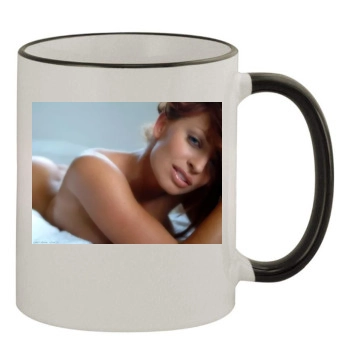 Christy Hemme 11oz Colored Rim & Handle Mug