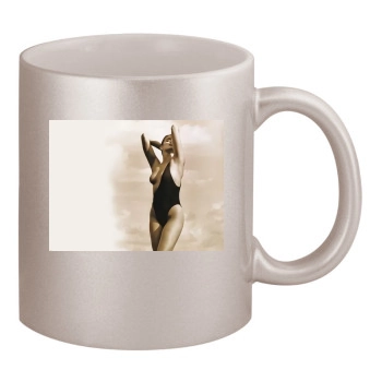 Cindy Crawford 11oz Metallic Silver Mug