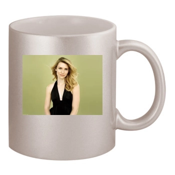 Claire Danes 11oz Metallic Silver Mug