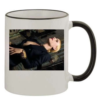 Claire Danes 11oz Colored Rim & Handle Mug