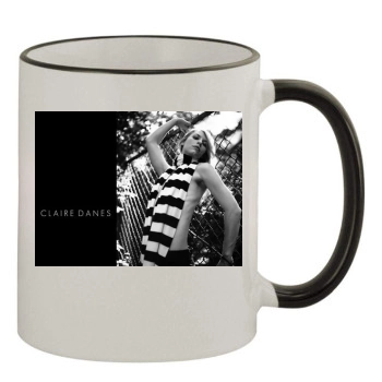 Claire Danes 11oz Colored Rim & Handle Mug