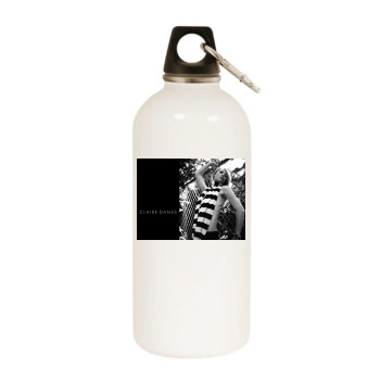 Claire Danes White Water Bottle With Carabiner