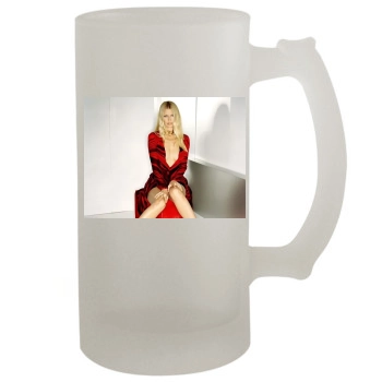 Claudia Schiffer 16oz Frosted Beer Stein