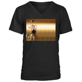 Claudia Schiffer Men's V-Neck T-Shirt