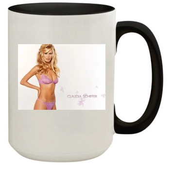 Claudia Schiffer 15oz Colored Inner & Handle Mug