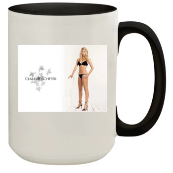 Claudia Schiffer 15oz Colored Inner & Handle Mug