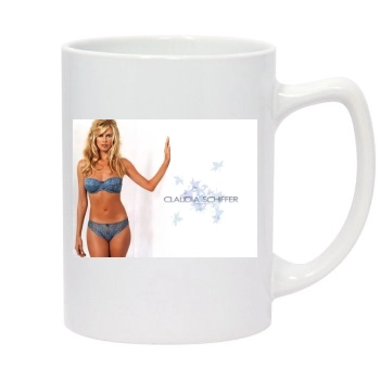 Claudia Schiffer 14oz White Statesman Mug