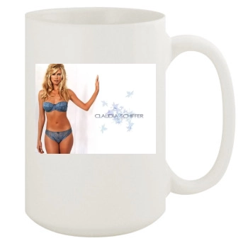 Claudia Schiffer 15oz White Mug