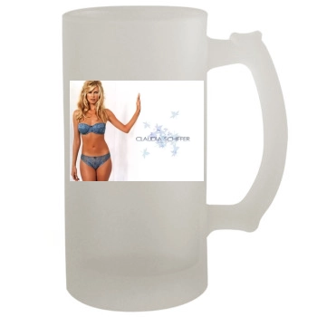 Claudia Schiffer 16oz Frosted Beer Stein