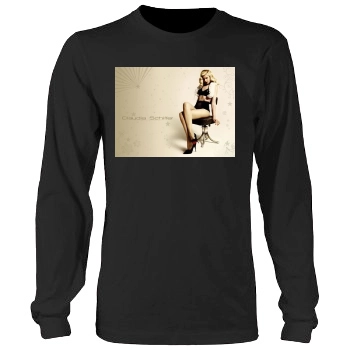 Claudia Schiffer Men's Heavy Long Sleeve TShirt