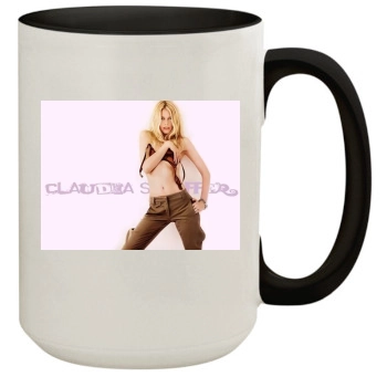 Claudia Schiffer 15oz Colored Inner & Handle Mug