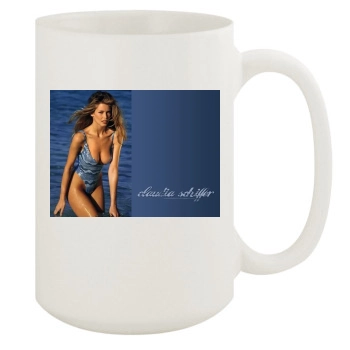 Claudia Schiffer 15oz White Mug