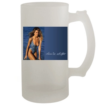 Claudia Schiffer 16oz Frosted Beer Stein