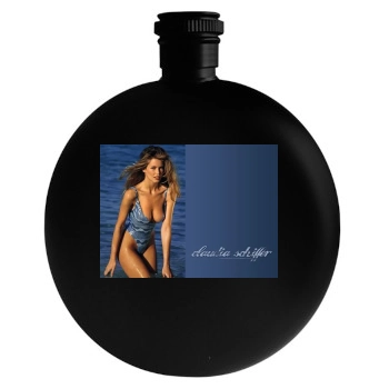 Claudia Schiffer Round Flask