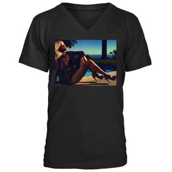 Claudia Schiffer Men's V-Neck T-Shirt