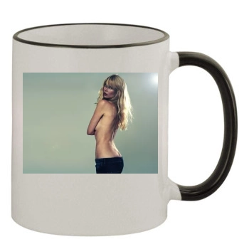 Claudia Schiffer 11oz Colored Rim & Handle Mug