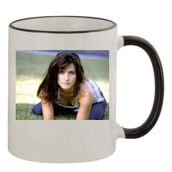 Courteney Cox 11oz Colored Rim & Handle Mug