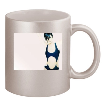 Courteney Cox 11oz Metallic Silver Mug