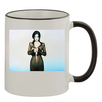 Courteney Cox 11oz Colored Rim & Handle Mug