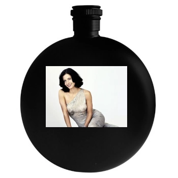 Courteney Cox Round Flask