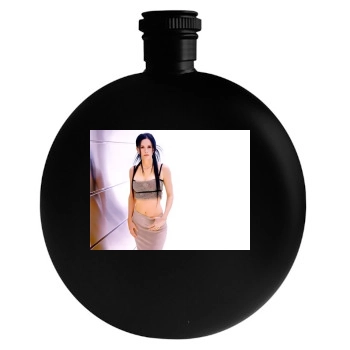 Courteney Cox Round Flask